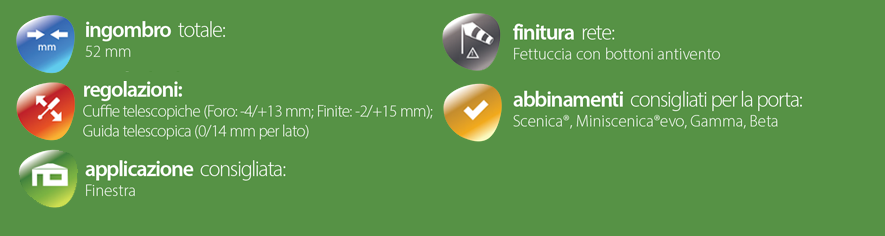 descrizione generica zanzariere tradizionali rosy